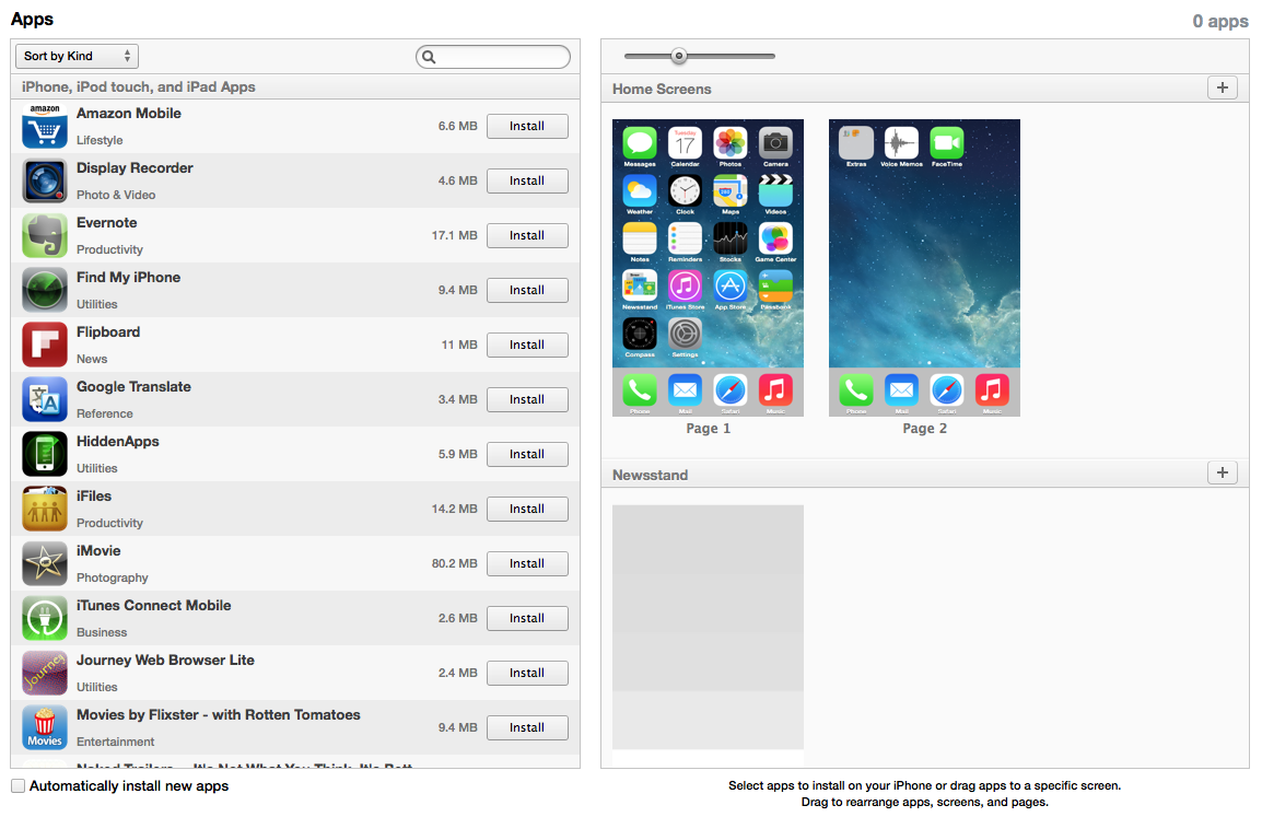 OS X Mavericks DP8 Brings New Build of iTunes 11.1 With Improved Apps Manager