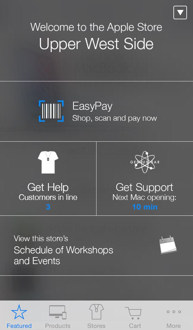 Apple Store App Gets Refined User Interface for iOS 7