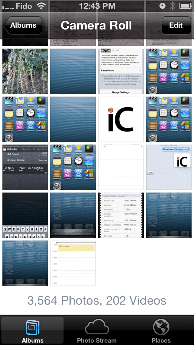 iOS 6 vs. iOS 7: A Side by Side Comparison [Image Gallery]