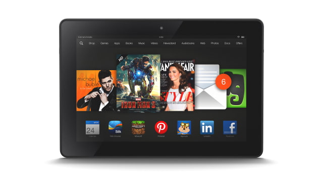 Amazon Unveils New Kindle Fire HDX Tablets