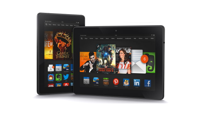 Amazon Unveils New Kindle Fire HDX Tablets