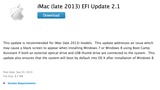 Apple Releases EFI Update 2.1 for Late 2013 iMac