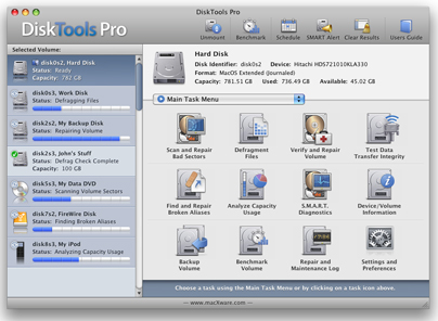 Macware Releases DiskTools Pro