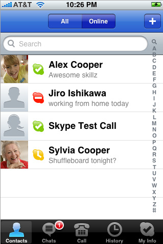Crash di Skype su iPhone Jailborken