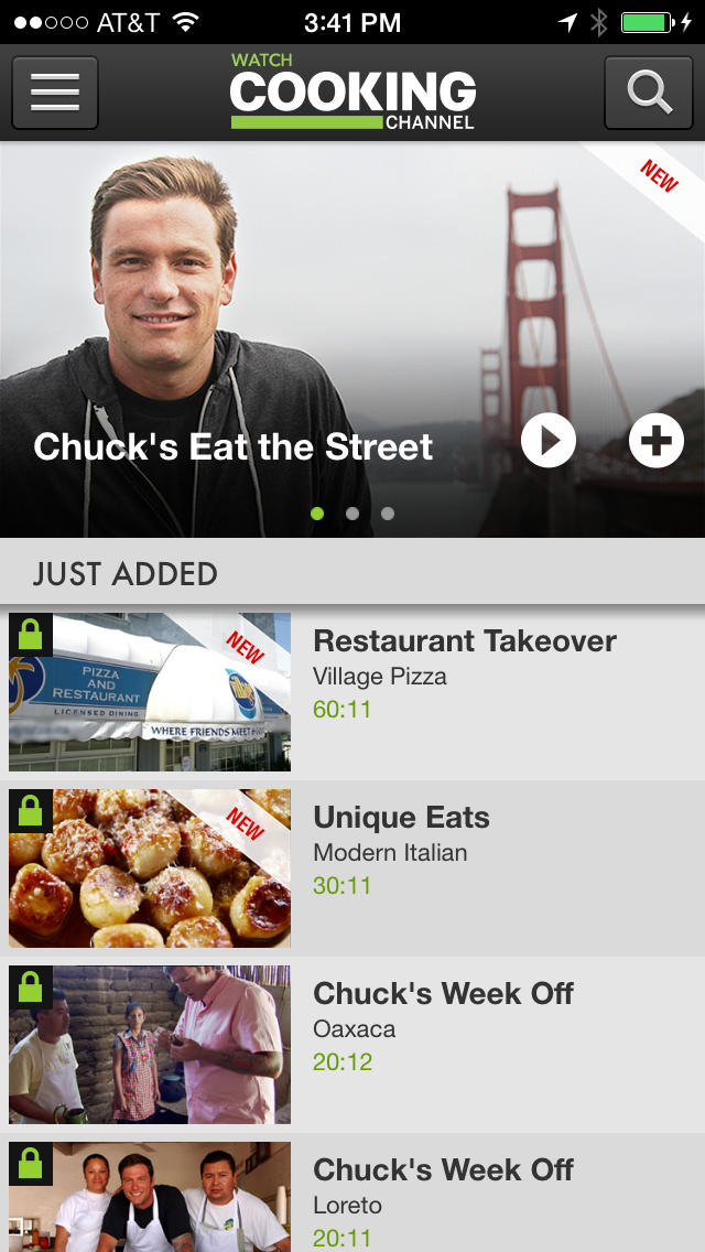 Watch Cooking Channel App Released for iOS