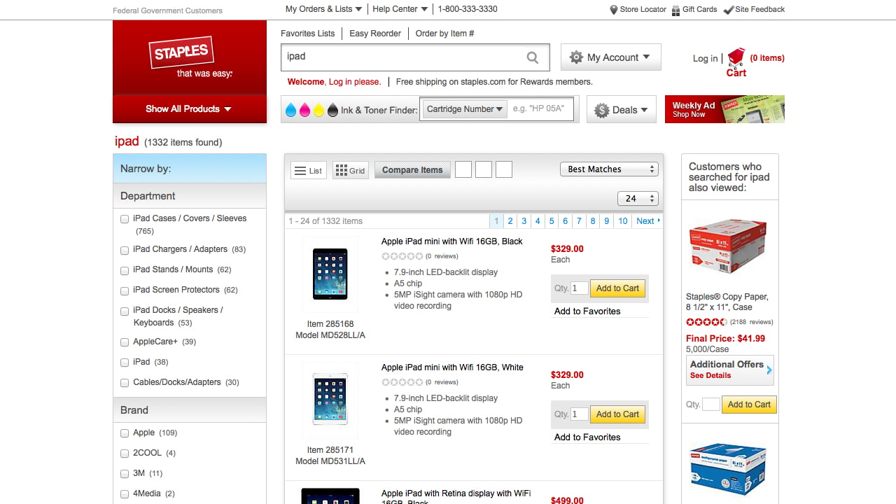 Staples Begins Selling the iPad Online - iClarified