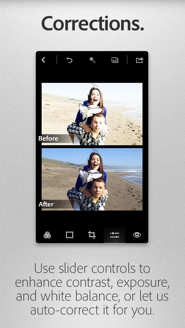Adobe Photoshop Express App Gets Sharpen and Invert Effects