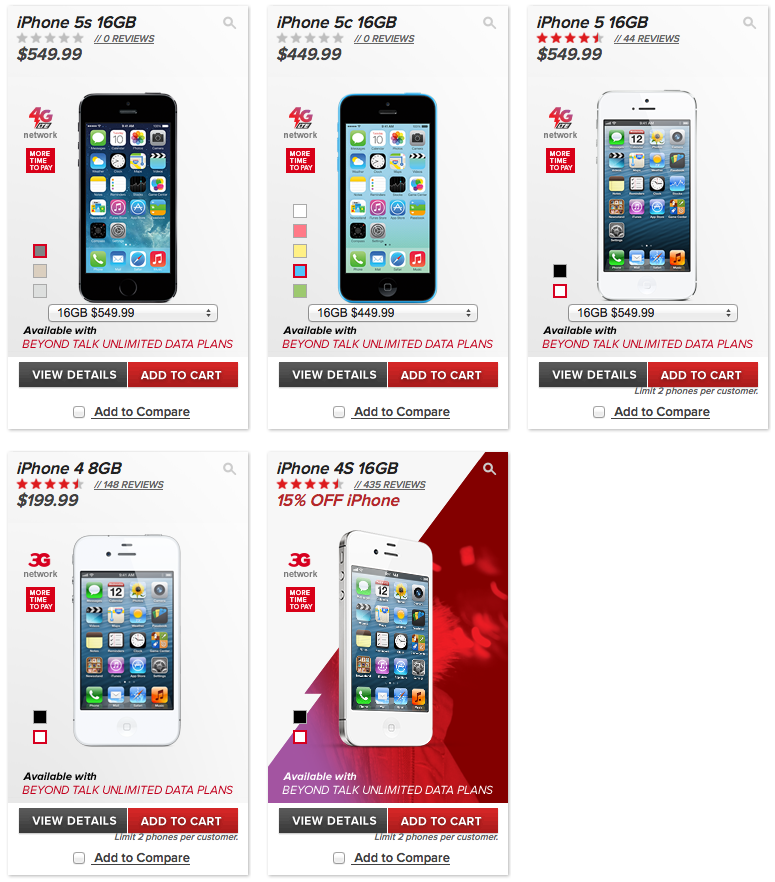 Virgin Mobile Begins Selling iPhone 5s and iPhone 5c at a $100 Discount