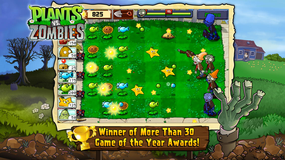 Plants vs. Zombies Finally Supports the Taller 4-Inch iPhone Display