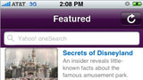 Yahoo Releases iPhone Application