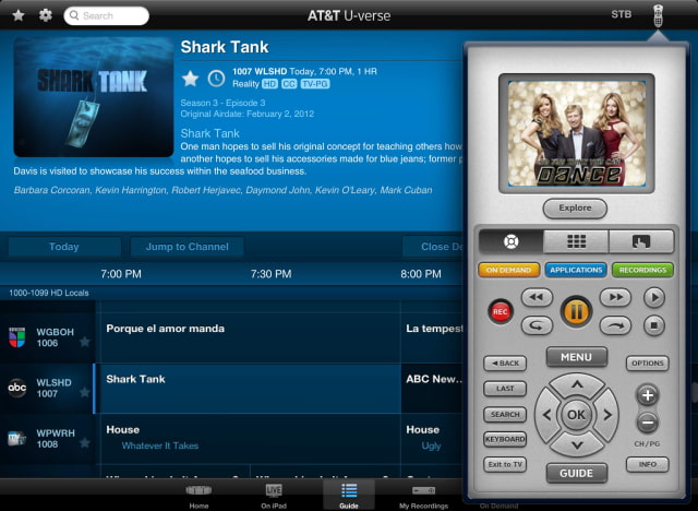 AT&T U-verse App for iPad Now Lets You Watch Live TV ...