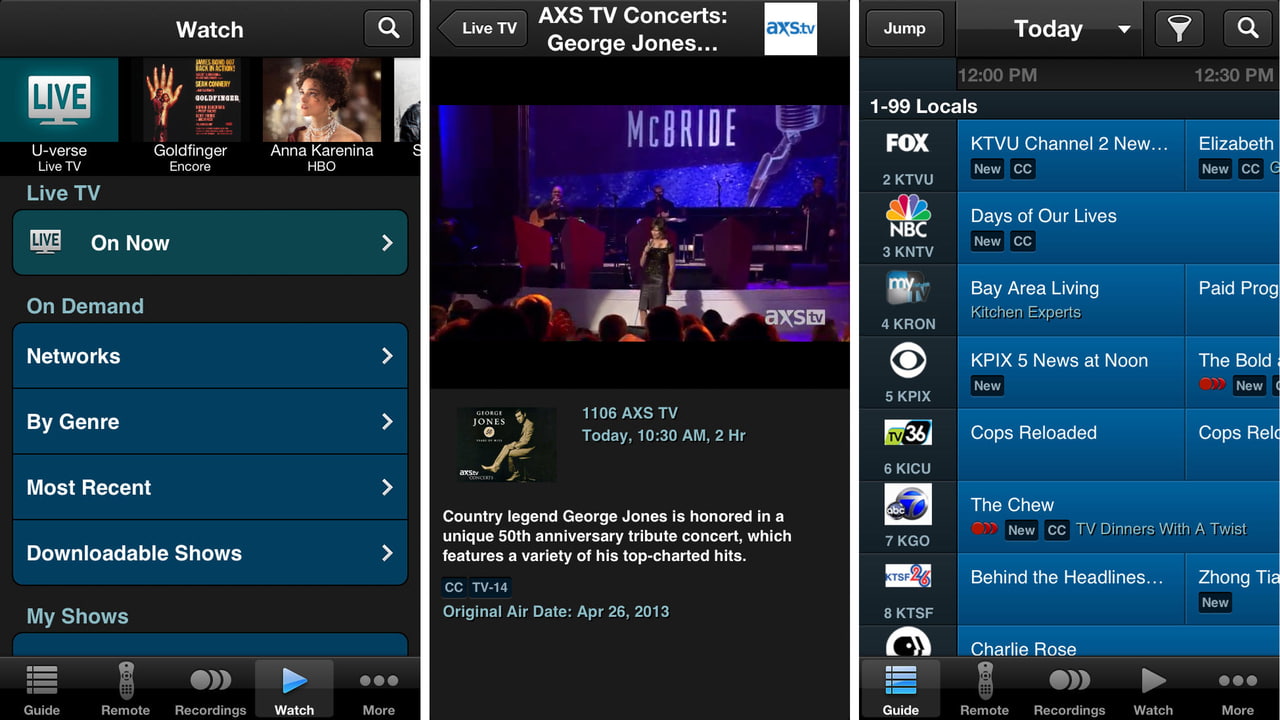 AT&T U-verse App for iPhone Now Lets You Watch Live TV - iClarified