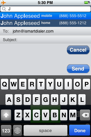 iSmart Dialer Released for the iPhone.