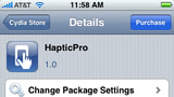 The Fourth Cydia Store Product: Haptic Pro