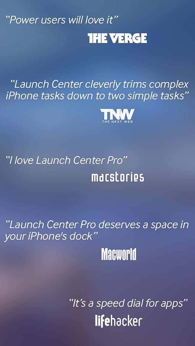Launch Center Pro is Redesigned for iOS 7 
