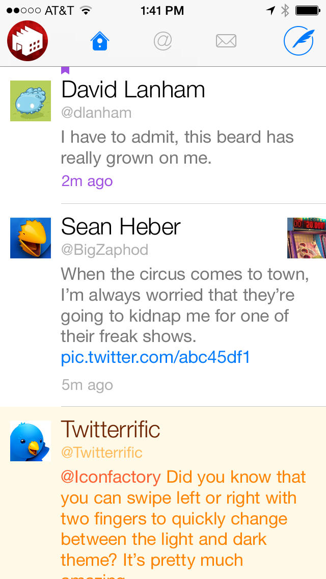 Twitterrific App Update Brings Profile Editing, Performance Enhancements