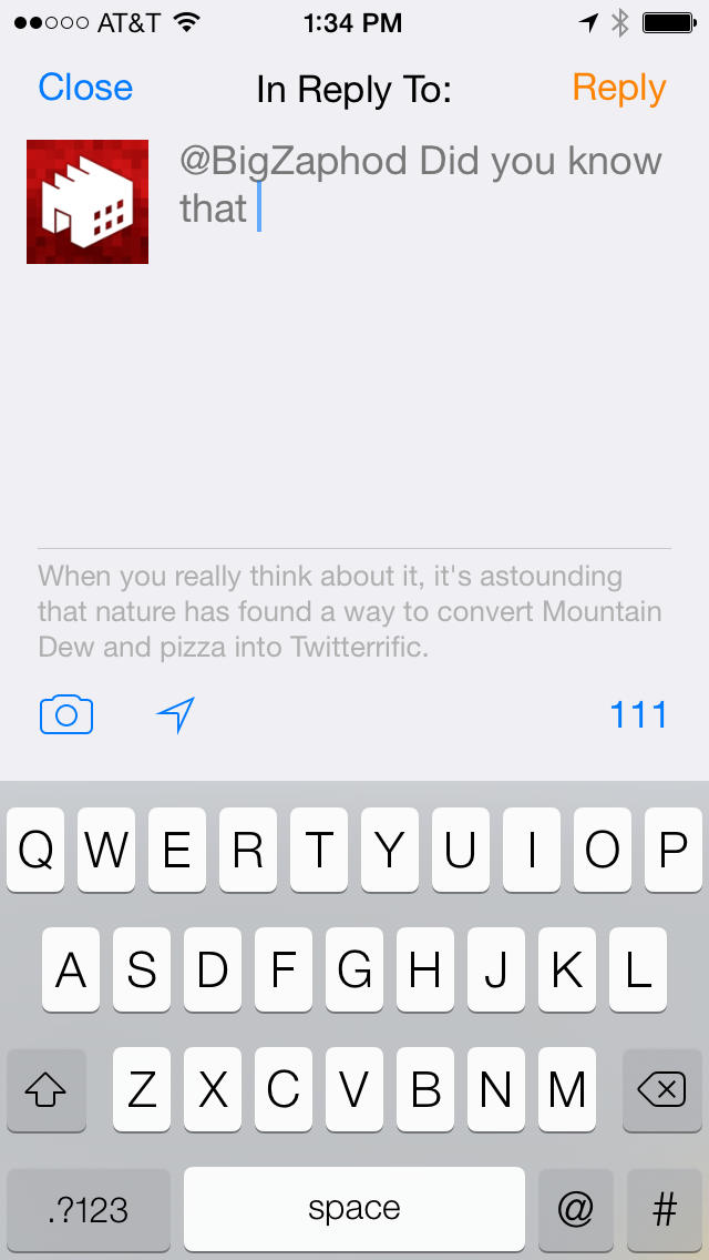Twitterrific App Update Brings Profile Editing, Performance Enhancements