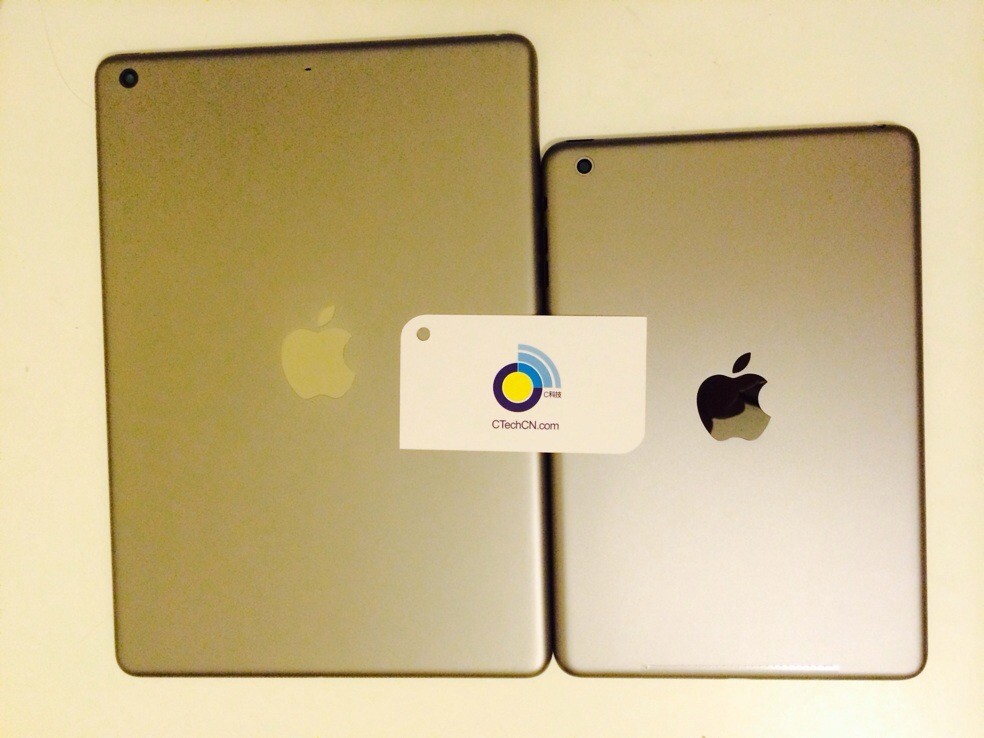 Alleged Photos of iPad 5 and iPad Mini 2 Shells in Gold