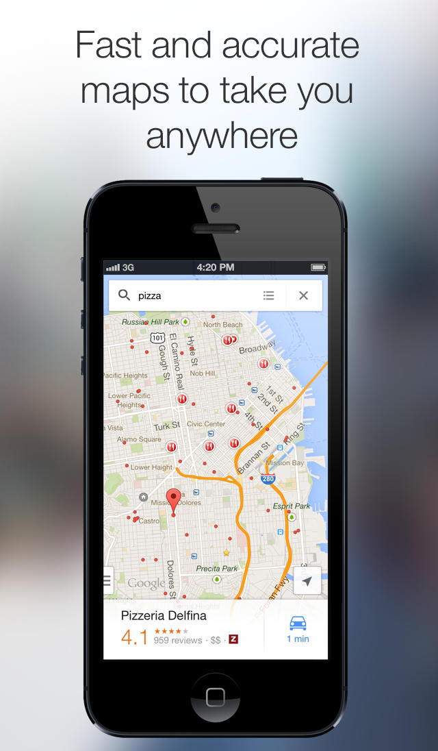 Google Maps for iOS Gets Faster Access to Navigation, Additional Language Support