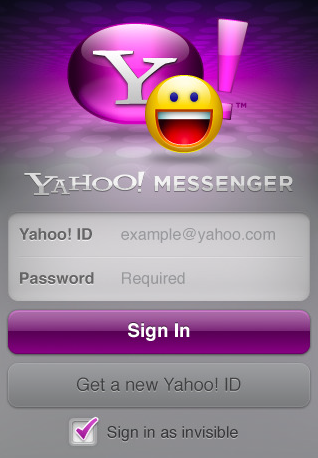 Yahoo Messenger for iPhone Now Available