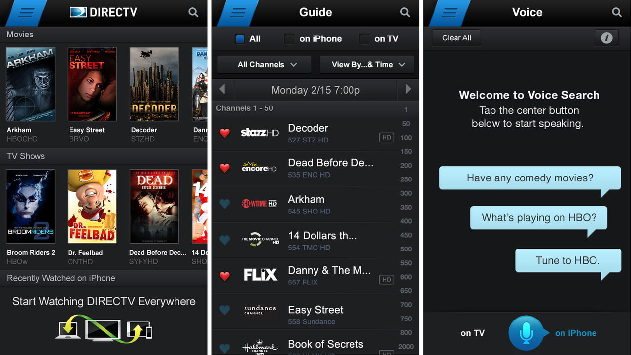 Dip Direct Ios DIRECTV iPhone App Gets New Video Player Design, iOS 7 Optimizations ...