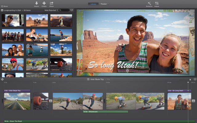 New iMovie for Mac Features Streamlined Design, iMovie Theatre, More