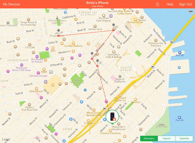 Find My iPhone App Gets New iOS 7 Design
