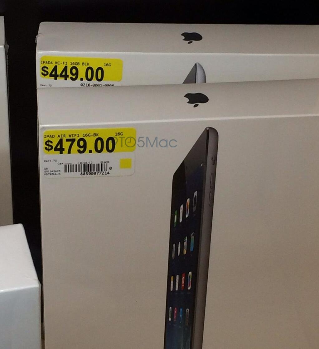 iPad Airs Begin Arriving at Apple Stores and Resellers in Large Quantities