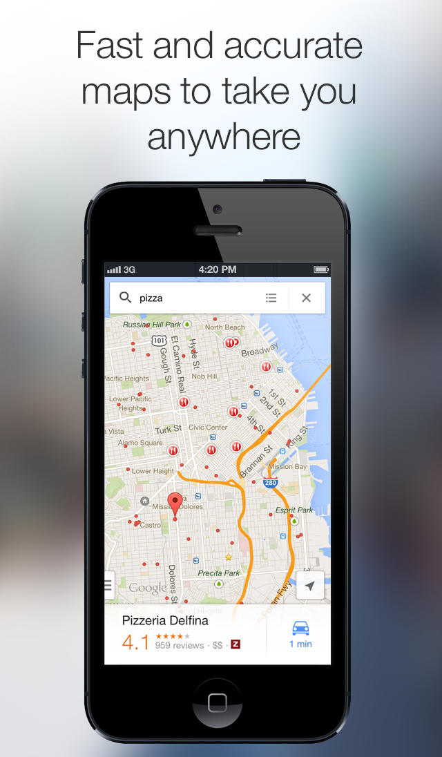 Google Maps App Gets Improved Hotel Search Results