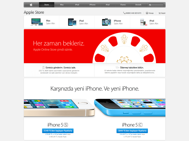 Apple Launches Online Store in Turkey