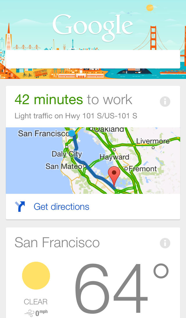 Google Now for iOS Gets Major Improvements: Notifications, Reminders, New Cards, Handsfree Voice