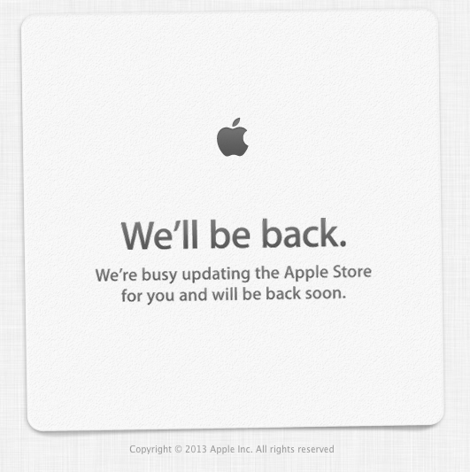 Apple Store Goes Offline Hinting Retina iPad Mini Launch?