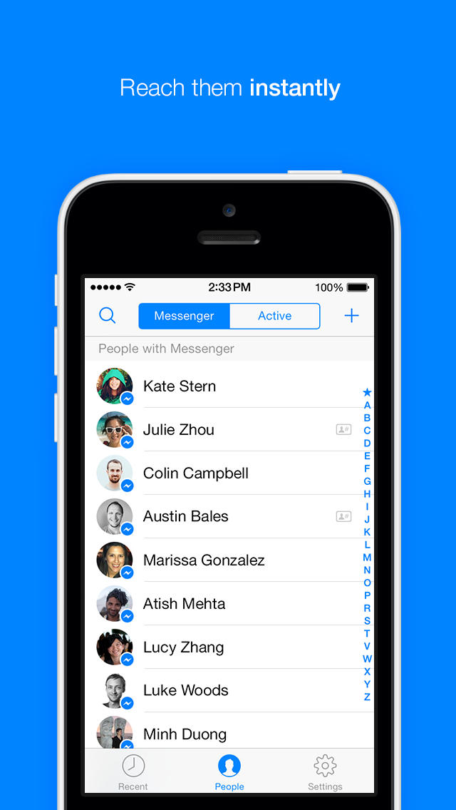 Facebook Releases Completely Redesigned Messenger App for iOS 7, Let&#039;s You Message Any Phone Number