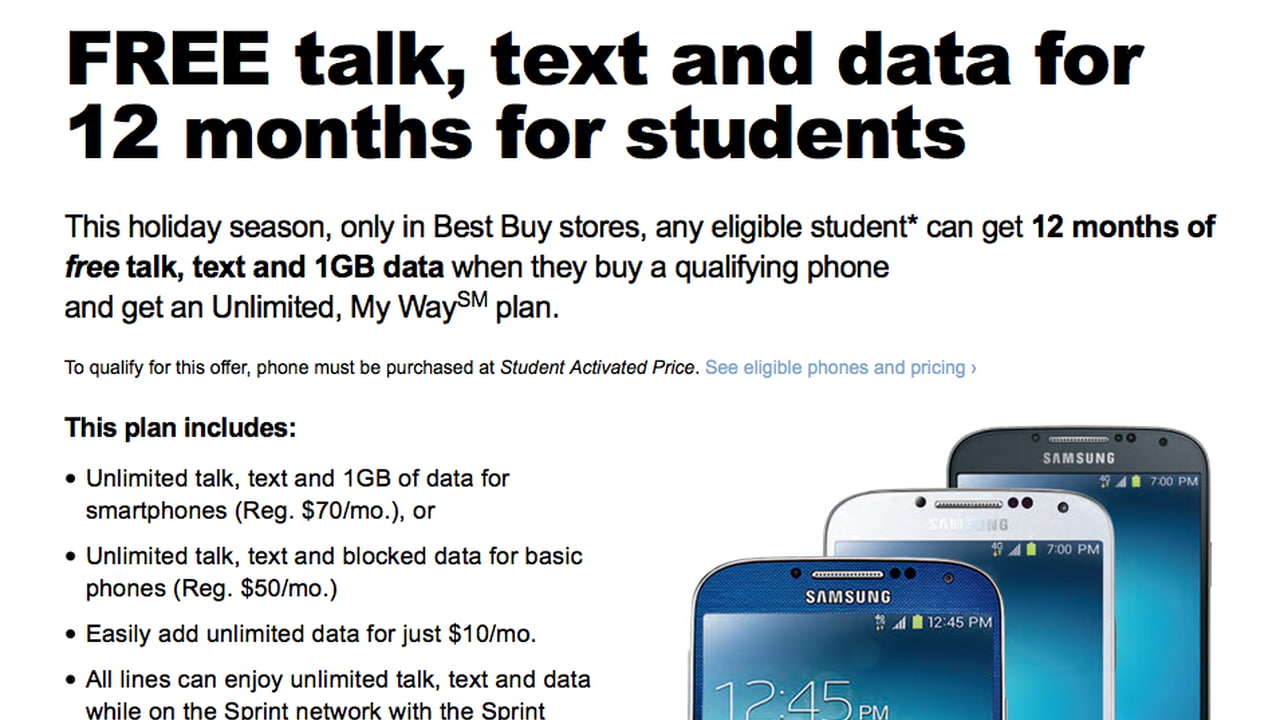 Sprint S Unlimited Data Plan Even Cheaper At Best Buy Whistleout
