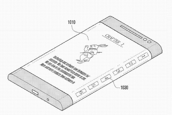 Samsung Patent Reveals Interface for Smartphone With Three-Sided Display [Images]