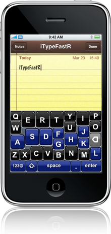 iTypeFastR Optimizes Your iPhone Keyboard