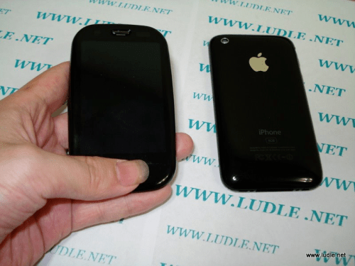 Palm Pre Pictured Side By Side With iPhone