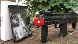 Retina iPad Mini vs. H&K MP7: RatedRR Slow Mo Torture Test [Video]