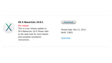 Apple Releases New Pre-Release Build of OS X Mavericks 10.9.1 to Developers for Testing