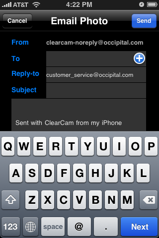 ClearCam 1.1 Takes 4 MP iPhone Photos With GPS
