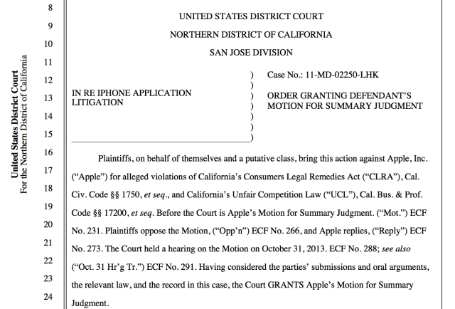 Judge Dismisses Lawsuit Against Apple Over Location Tracking