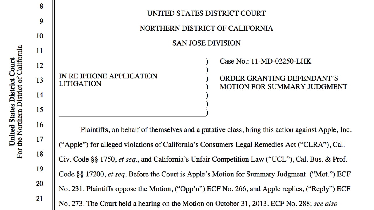 Apple Device Performance Litigation Check Judge Dismisses Lawsuit Against Apple Over Location Tracking - iClarified