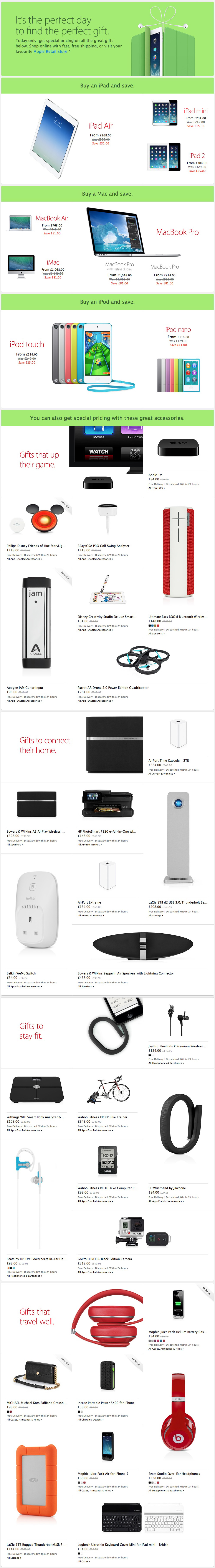 Apple&#039;s Black Friday Shopping Event Goes Live in Europe With Discounts, Not Gifts Cards