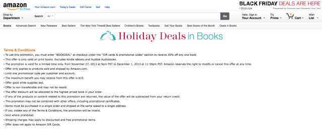 Amazon is Offering 30% Off Any Book With This Promo Code