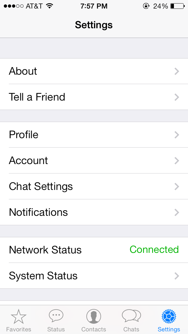 WhatsApp Messenger is Updated With New iOS 7 User Interface