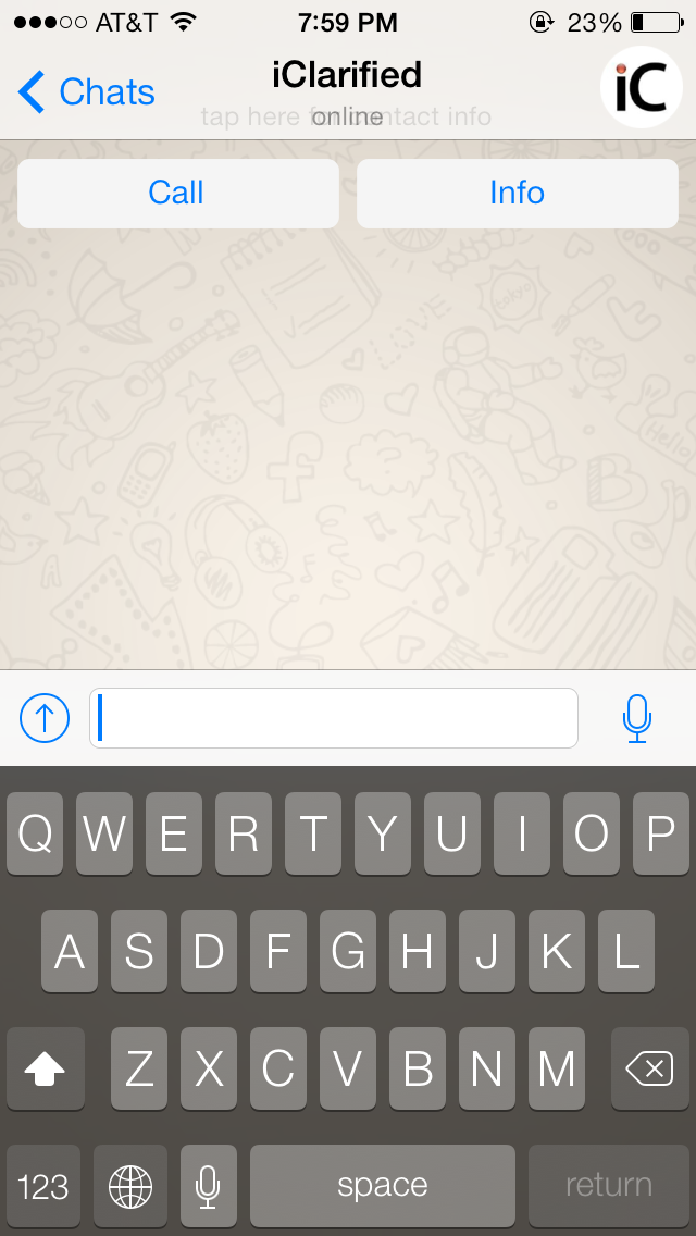 WhatsApp Messenger is Updated With New iOS 7 User Interface