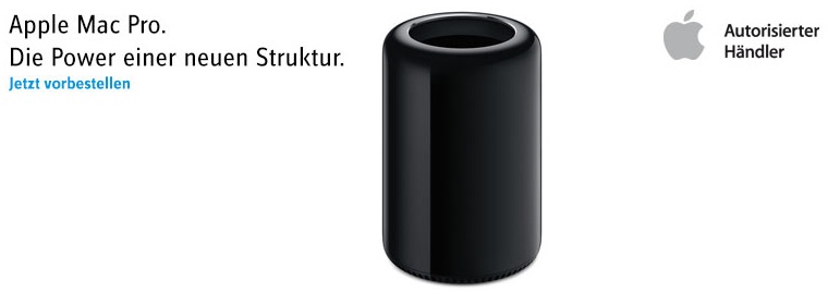 German Retailer Claims New Mac Pro Will Be Available December 16th, Begins Taking Pre-Orders