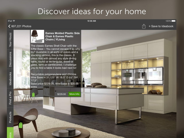 Houzz Interior Design Ideas App Gets Redesigned for iOS 7