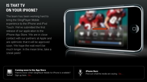 SlingPlayer Submitted to Apple for Approval