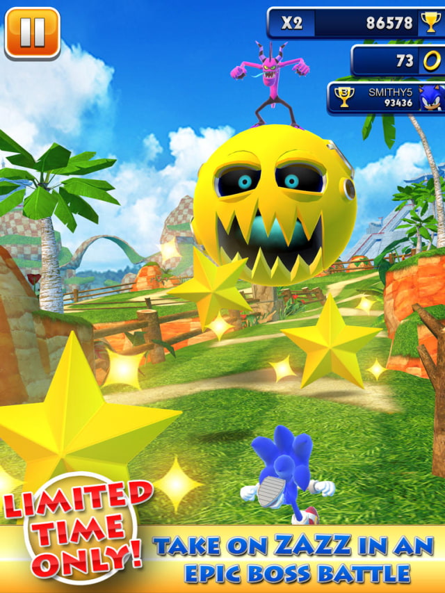 Sonic Dash Gets New Achievements, Festive Challenge, More